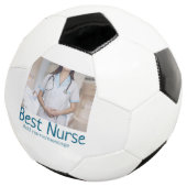 最高のナース追加フォト名文字医師hosp サッカーボール (3/4)