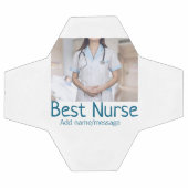 最高のナース追加フォト名文字医師hosp サッカーボール (フラット)