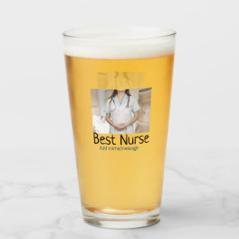 最高のナース追加フォト名文字医師hosp タンブラーグラス