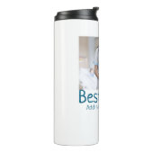 最高のナース追加フォト名文字医師hosp タンブラー (回転左)