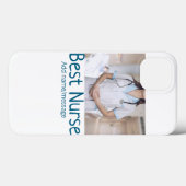 最高のナース追加フォト名文字医師hosp Case-Mate iPhoneケース (裏面 (横))