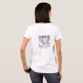 最高のナース追加フォト名文字医師hosp tシャツ (裏面フル)