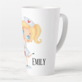 最高のナース カフェラテマグ (右アングル)