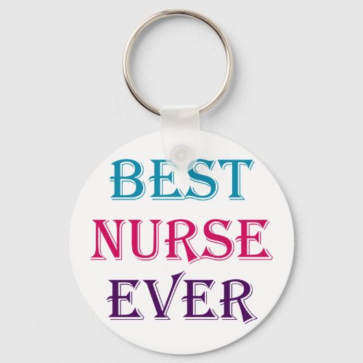 最高のナース キーホルダー (正面)