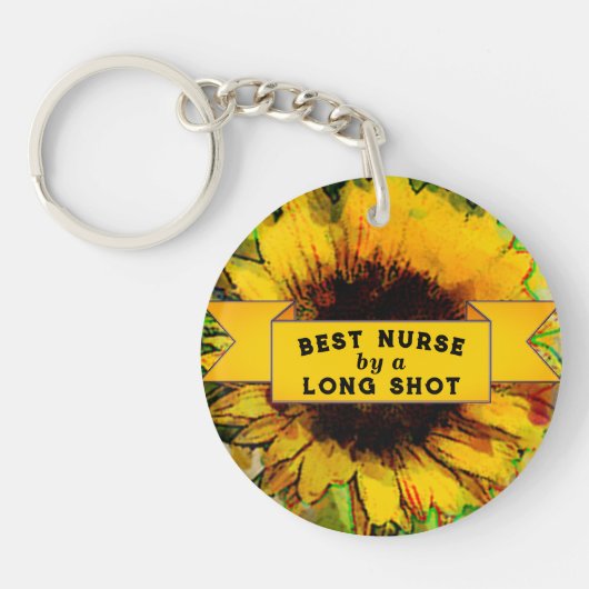 最高のナース キーホルダー (正面)