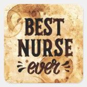 最高のナース スクエアシール (正面)