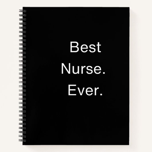 最高のナース ノートブック (正面)