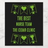 最高のナース ワインラベル (シングルラベル)