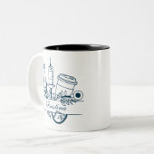 最高のナースMugカスタム卒業式ギフト ツートーンマグカップ (正面左)