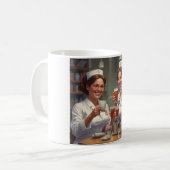 最高のナースmug:医療に対する究極の贈り物 コーヒーマグカップ (正面左)