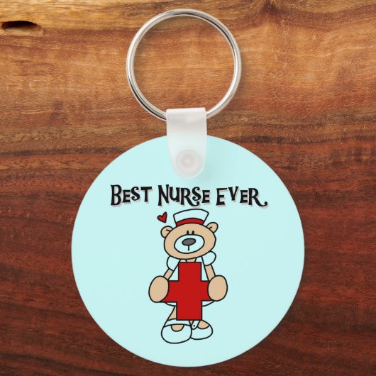 最高のナースTシャツとギフト キーホルダー (正面)