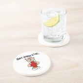 最高のナースTシャツとギフト コースター (側面)