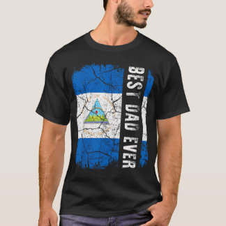 最高のニカラグア人パパ ニカラグア ダディ Tシャツ
