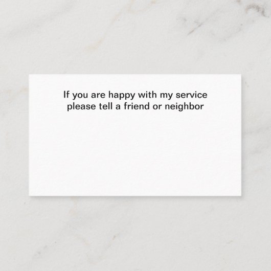 最高のニューハウスペインターの名刺 名刺 (裏面)