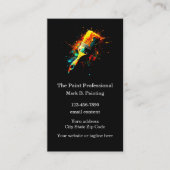 最高のニューハウスペインタービジネスカードテンプレート 名刺 (正面)