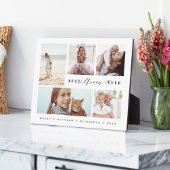 最高のノンナへ 家族写真コラージュ フォトプラーク