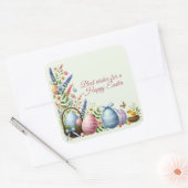 最高のハッピーイースター スクエアシール (封筒)