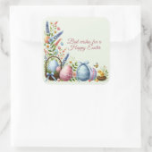 最高のハッピーイースター スクエアシール (バッグ)