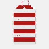 最高のハッピーホリデー |クリスマスカスタム。 ギフトタグ (裏面)