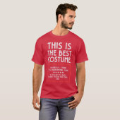 最高のハロウィンのコスチューム 笑える メンズ レディース Tシャツ (正面フル)