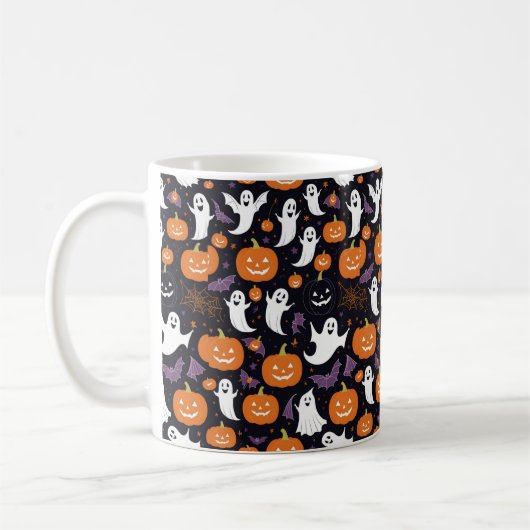 最高のハロウィーンマグ コーヒーマグカップ (左)