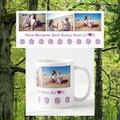 最高のハート付き。名前+ 3枚 コーヒーマグカップ