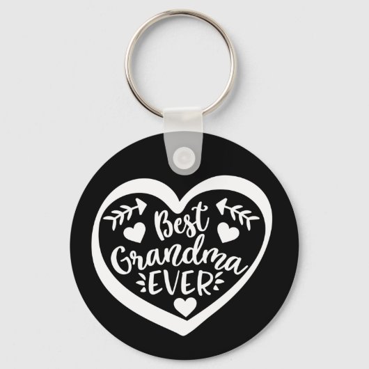 最高のハート キーホルダー (正面)