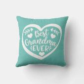 最高のハート クッション (裏面)