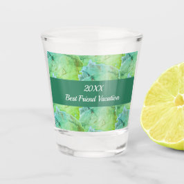 最高のバケーショング芸術的リーンガールズトリップ ショットグラス