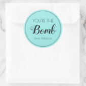最高のバスボムステッカーギフトタグ ラウンドシール (バッグ)