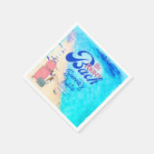 最高のバチェロレッテウィークエンド マイアミビーチ女子旅プラン スタンダードカクテルナプキン (角)