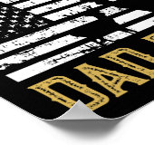 最高のバッキンパパエバおもしろいギフト鹿ハンカッコいいターH ポスター (角)