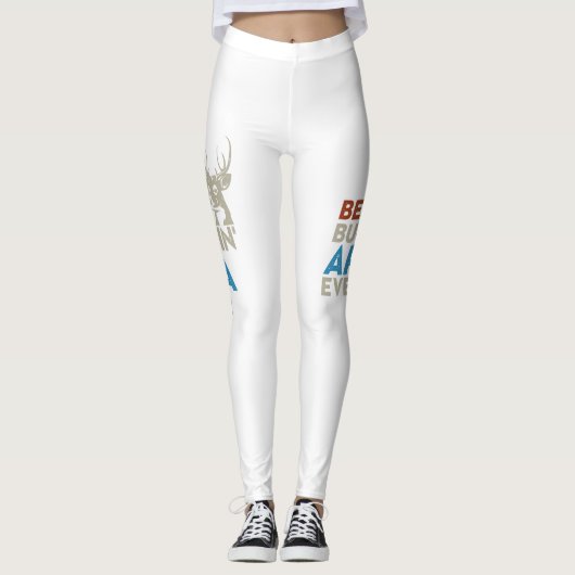 最高のバックインAPAシャツフード付きスウェットシャツ素晴らしデザイン レギンス (正面)