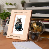 最高のパイロット&飛行機シンプルパーソナライズされた レーザー彫刻フレーム