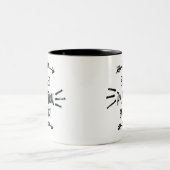 最高のパップーへ ツートーンマグカップ (中央)