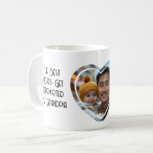 最高のパパがおじいちゃんに昇進する コーヒーマグカップ (正面左)