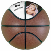 最高のパパが今までに幸福な父の日3の写真コラージュ バスケットボール (右)