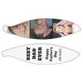 最高のパパが今までに幸福な父の日3の写真コラージュ バスケットボール (パネル)