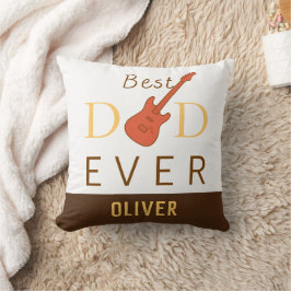 最高のパパが可愛い父の日クールモダンを歌う クッション