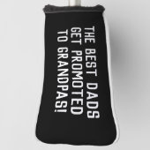 最高のパパが父親の日に昇進する ゴルフヘッドカバー (回転90)