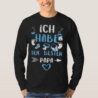 最高のパパだって!赤ちゃんの言葉 男の子 Tシャツ