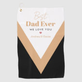 最高のパパだ！ ゴルフタオル (正面)