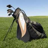 最高のパパだ！ ゴルフタオル (グリーン)