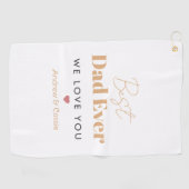 最高のパパだ！ ゴルフタオル (横)