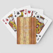 最高のパパではなく釣り人今まで茶色のマスの肌の外観 トランプ (裏面)