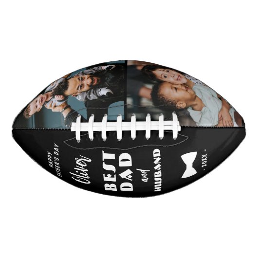 最高のパパと夫エレガントネクタイ アメリカンフットボール (正面)