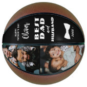 最高のパパと夫エレガントネクタイ バスケットボール (正面)