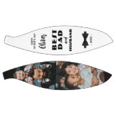 最高のパパと夫ブラックタイエレガント バスケットボール (パネル)