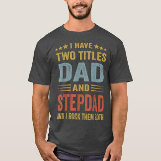 最高のパパと義理父親かわいい父親の日の贈り物Wifから Tシャツ