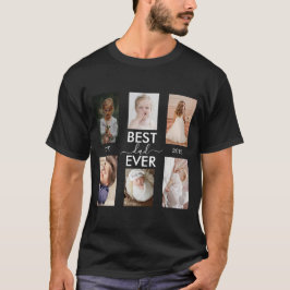 最高のパパのカスタマイズが可能な年と画像 Tシャツ